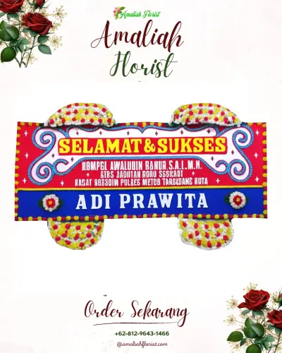 Karangan Bunga Ucapan Selamat di Candimulyo