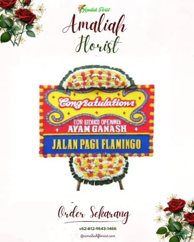 Bunga Papan Congratulation di Candimulyo
